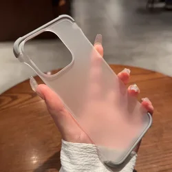 Colored sand borderless phone case for iPhone 16 15 14 13 12 Pro Max Plus anti drop protective cover bumper  bare machine feel