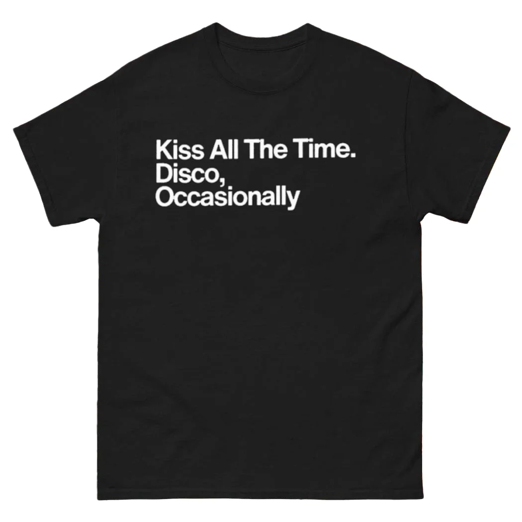 Kiss All The Time Disco Occasionally Harry Styles 2026 Album Unisex 100%cotton Shirt Summer O-Neck Short Sleeve Tshirt Fan Gift