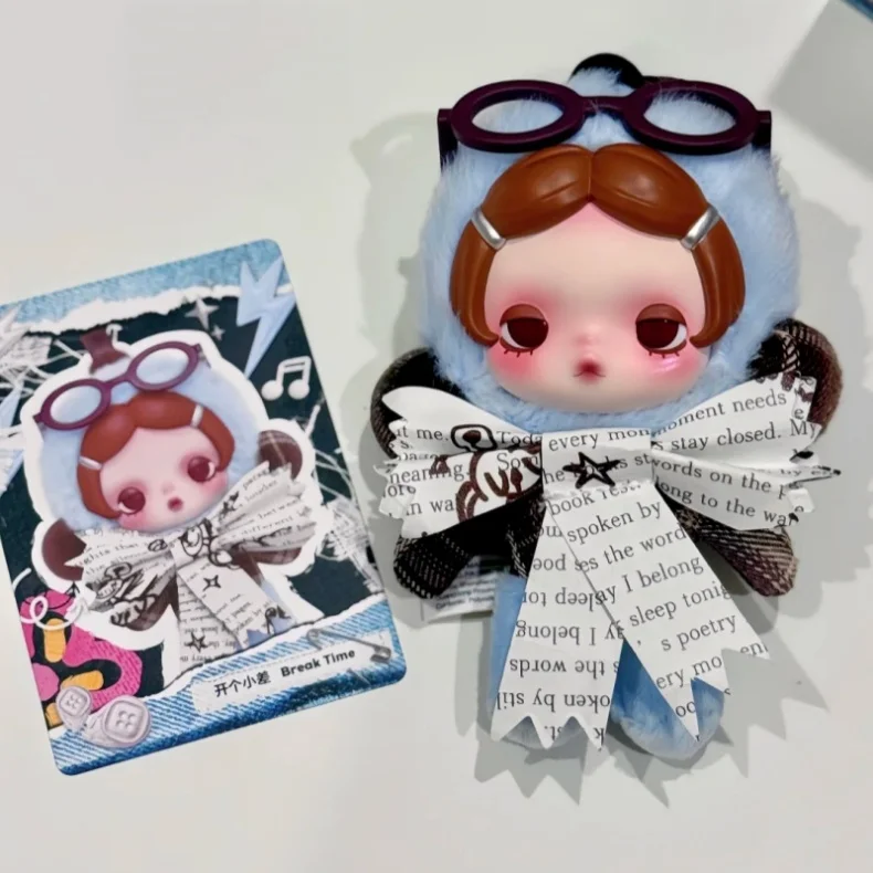 Original POP MART SKULLPANDA Off Mode Serie Blind Box Niedliche Flauschige Puppe Anhänger Schlüsselanhänger Taschenanhänger Ita Bag Sammlerstück Spielzeug Geschenk – Detail 13