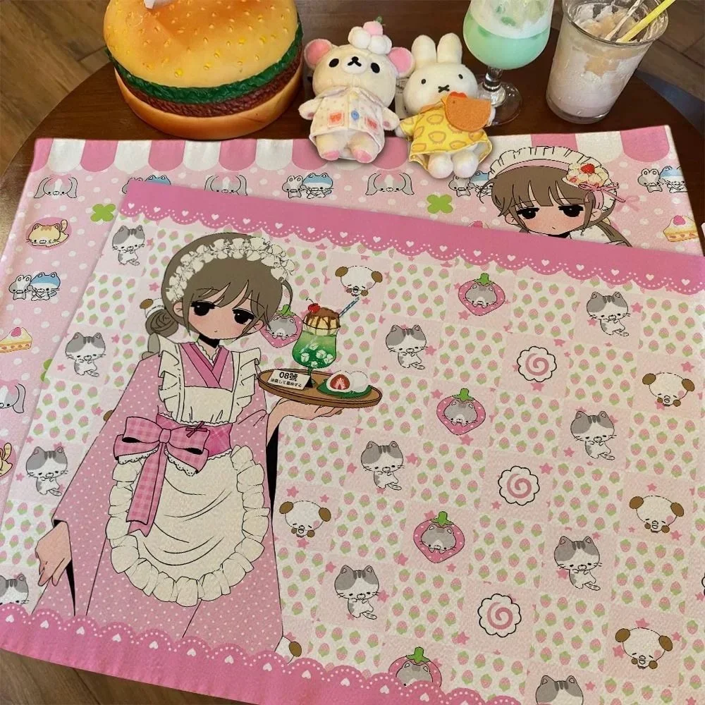 

New Japanese Sle Cotton Linen Tablecloth Bedroom Photo Baund Cloth Decorative Scrapbooking Pad Small Kitchen Girl