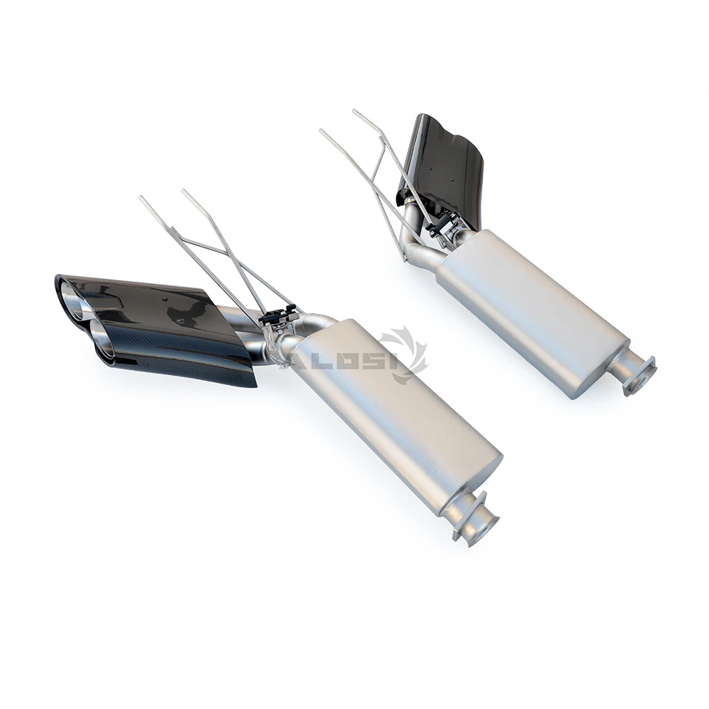 

Светящийся наконечник выхлопной системы для Mercedes-Benz G550 (обновление до G900) 5.5T W463 2008-2018, спортивный выхлоп с клапаном Valvetronic Catback