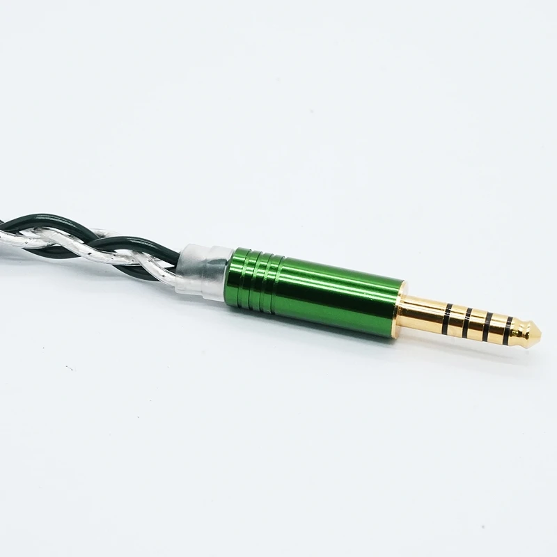 XINHS R27 Lv zhu 4-Core High-Purity Single Crystal Copper Palladium-Plated Silver Alloy HiFi Earphone Upgrade Cable