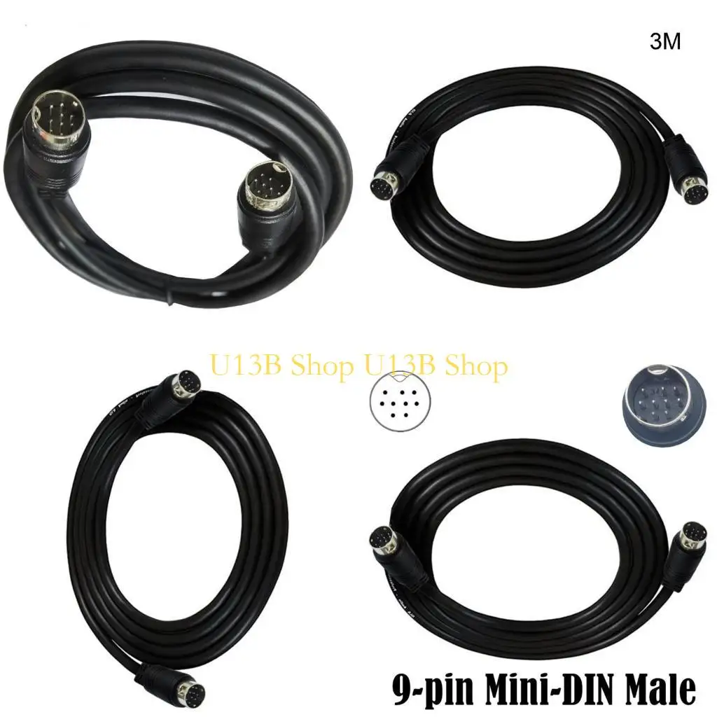 

U13B Mini DIN 9PIN Мужской адаптер Удлиняющий