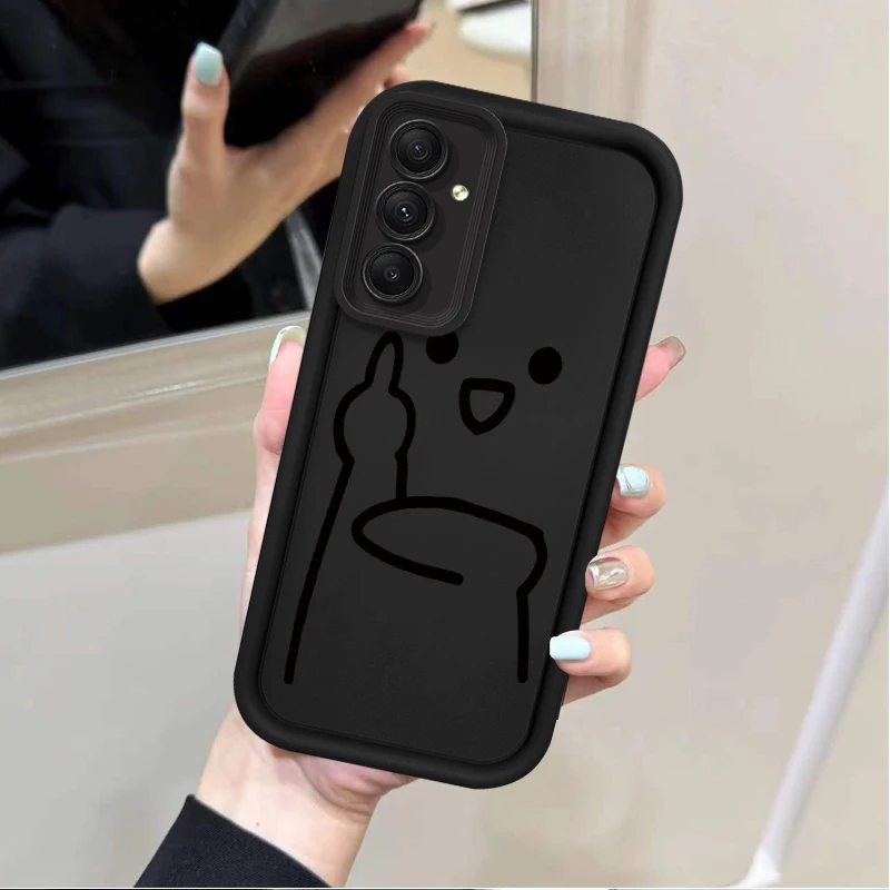 متعة Stickman قضية الهاتف لسامسونج غالاكسي A54 A05 A05S A34 A24 A14 A53 A33 A23 A13 A52 A52S A32 A22 A12 A71 A51 A31 A50 A20 A30