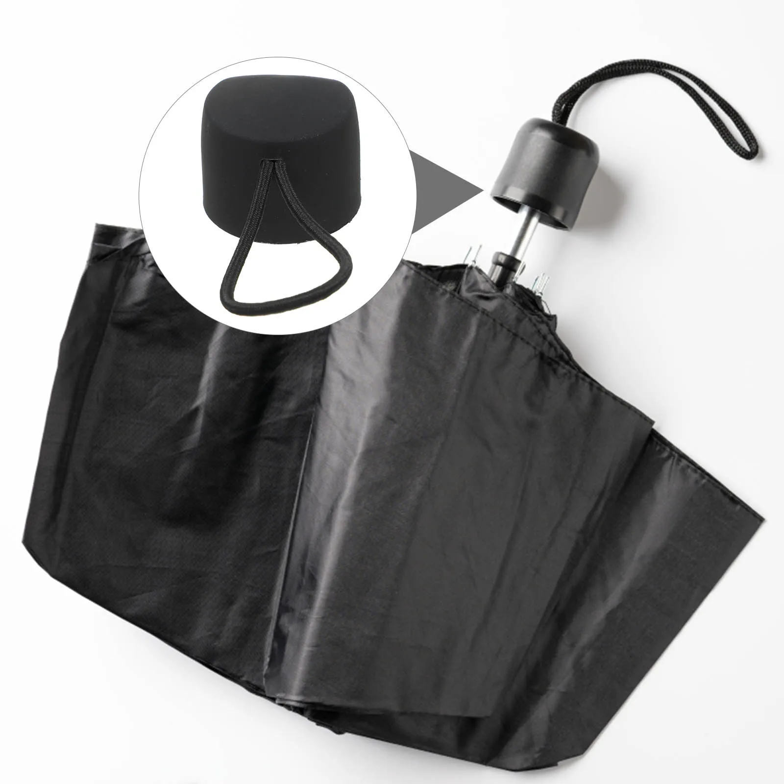 

Umbrella Handle 15-16mm Anti-skid Foldable UV Protection Replaceable Grip Lightweight Plastic Replacement for Folding Umbrella