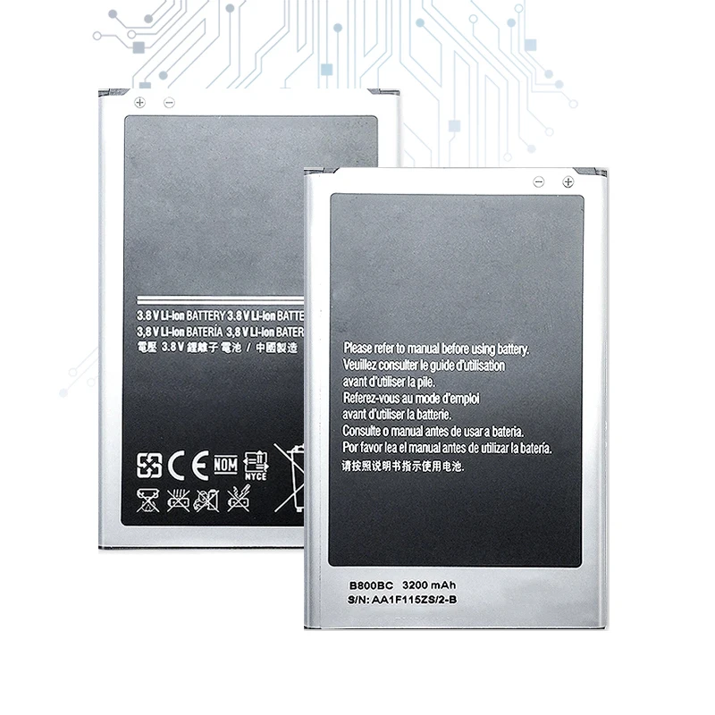 3200Mah Battery For Samsung Galaxy Note 3 N900 N9006 N9005 N9000 N900A N900T N900P B800BE B800BC + Track Code