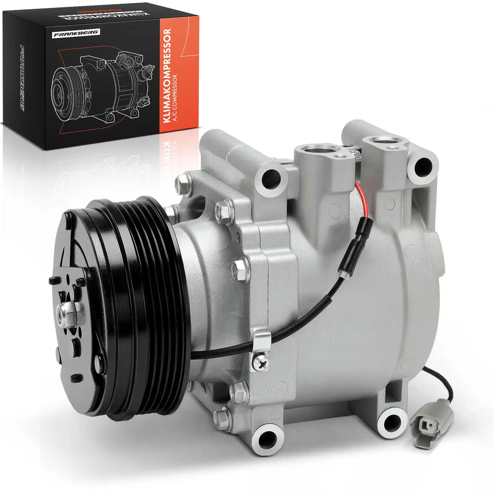 Frankberg 1x klimaatcompressor voor Honda Jazz II GD GE2 GE3 1.2L 1.3L 2002-2008 38810 PWAJ02 38810 RMEA02 38810 PWA006 38810 RMEA01