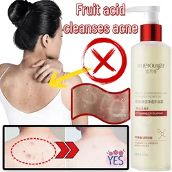 250g Fruit Acid Moisturizing Cleansing Shower Gel Long-lasting Fragrance Acidic Shower Gel Exfoliating Deep Cleansing