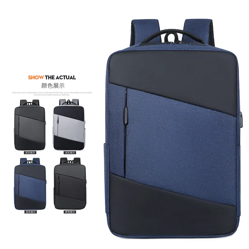 

Simple backpack travel lightweight new business commute 16-inch computer bag short business trip schoolbag dirt-resistant