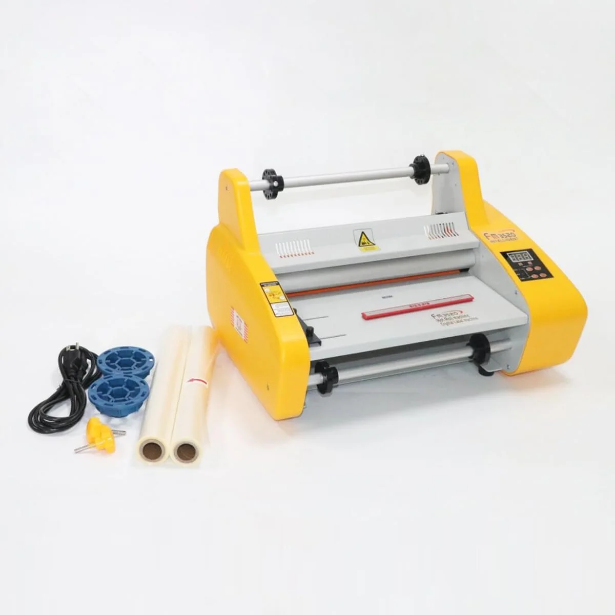 110V Digital Thermal Laminating Machine for Single/Dual Sides Lamination Laminating Machine Hot and Cold Roll Laminator