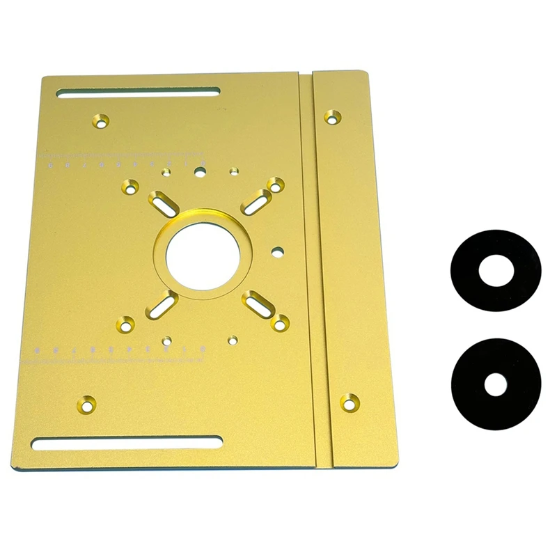 ABSS-Router Lift System And Aluminum Router Table Insert Plate, Electric Trimmer Wood Engraving Router Slotting Machine