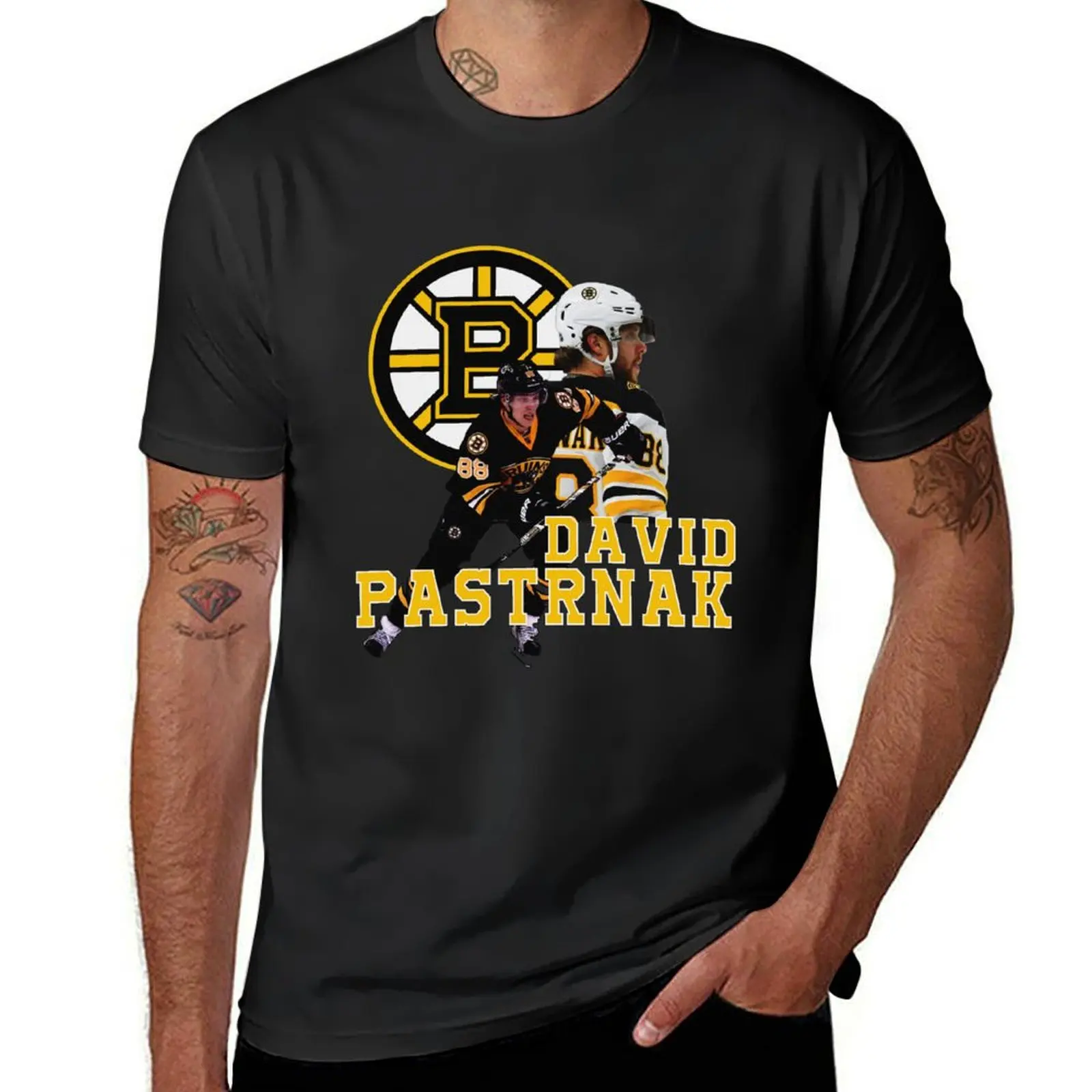 david pastrnak T-Shirt summer top blacks cute tops Men's t-shirt