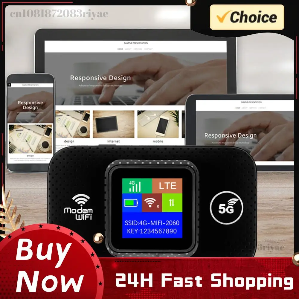 

4G LTE Wireless WiFi Router Wireless Internet Router 150Mbps Hotspot Portable WiFi Mobile Hotspot with SIM Card Slot for Travel