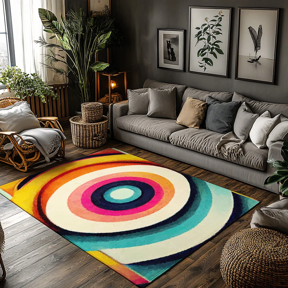 

Cozy Non Slip Doormat Indoor Outdoor Welcome Mat Washable Entryway Rug Home Decor Modern Abstract Pattern Floor Carpet Gift Idea