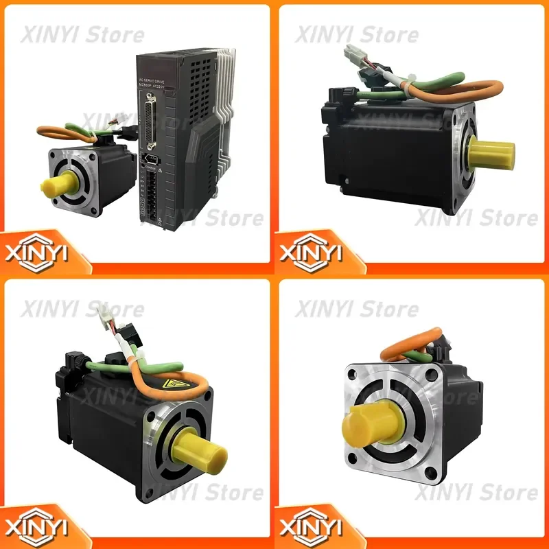 for Single Phase AC220V 400W Pulse Servo Motor Drive 60mm Flange 3000rpm Rated 6000rpm Peak High Speed Response Accurate