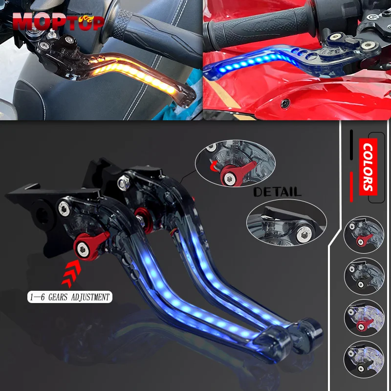 Motorcycle CNC Always-on Signal Turn Light Brake Clutch lever Handle For CENTRO 125 200 300 350/i X-CITANDO 500 R/S 250i 400i