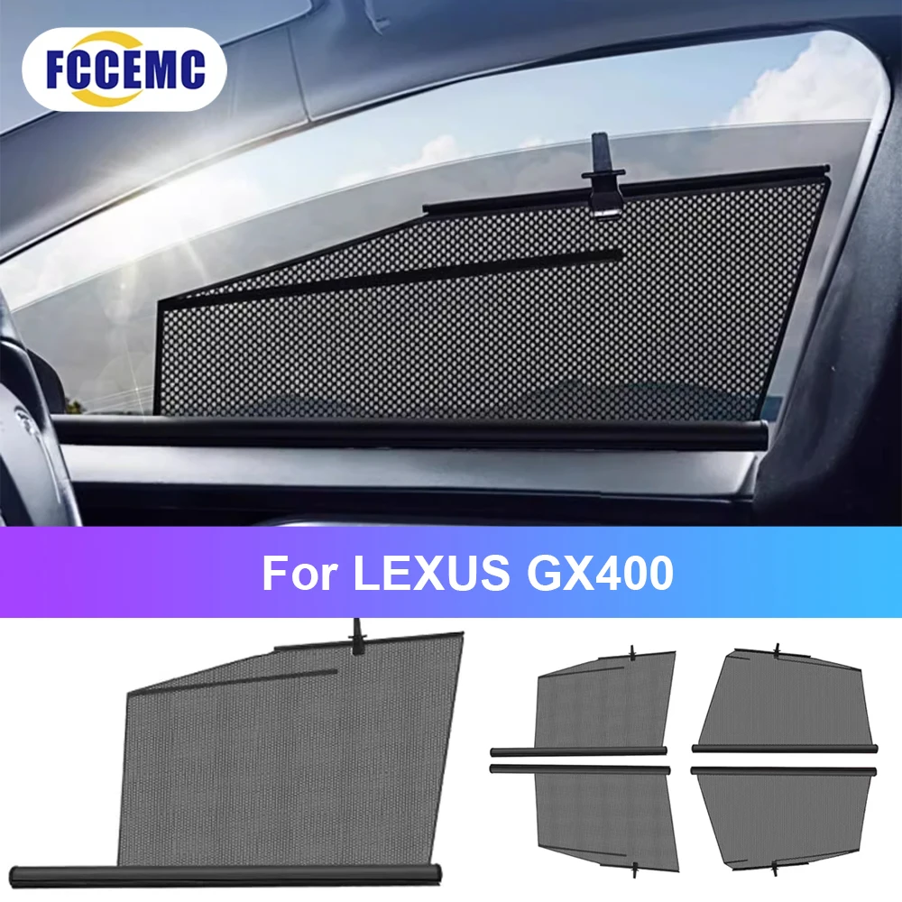 Car Lifting Window Sunshade For LEXUS GX400 Car SunShade Front Rear Window Sun protection Parts