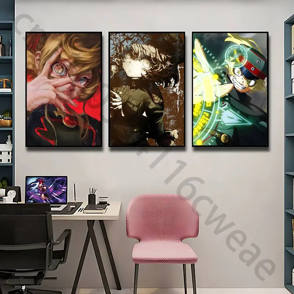 Y-Youjo Senki S2 Wall Art Poster Print Wall Decor for Living Room Bedroom Home Decoration
