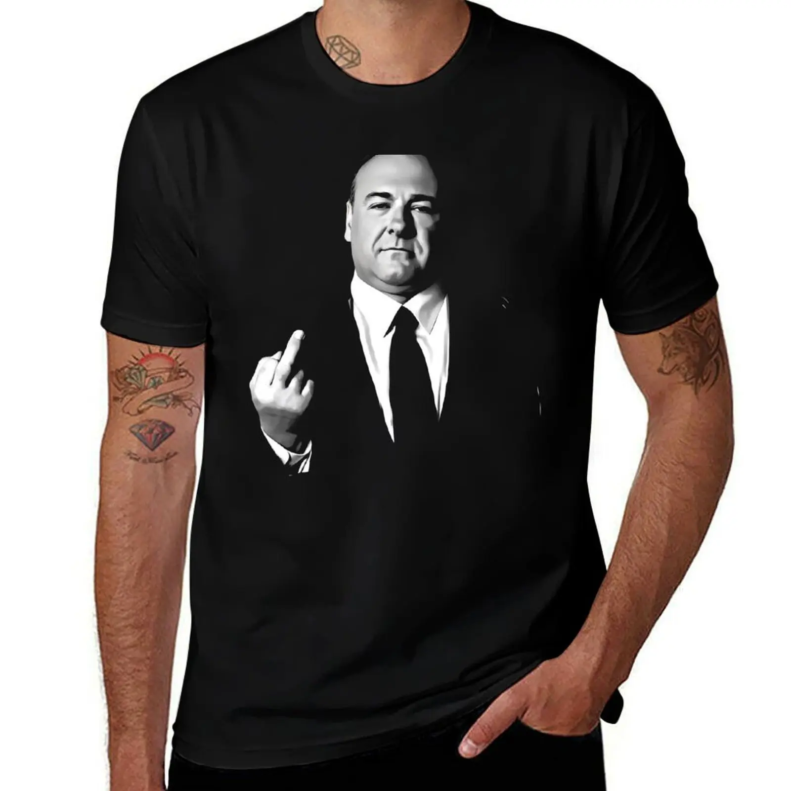 

James Gandolfini - BOSS T-Shirt luxury designer sports fans korean fashion Men's clothing