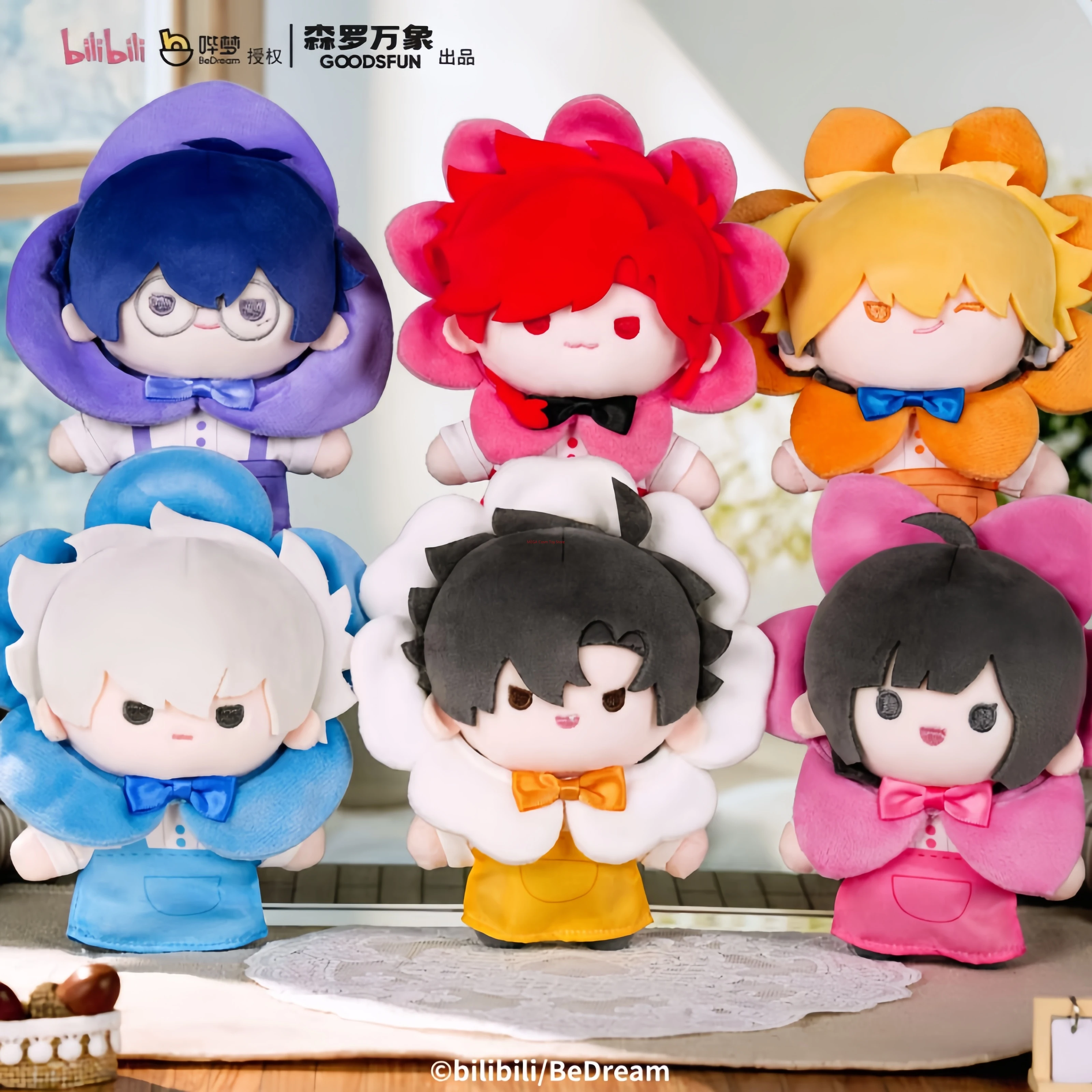 

Bilibili Goodsfun Link Click Anime Petal Store Flower Plush Blind Box Mystery Character Model Collectible Gift For Anime Fans