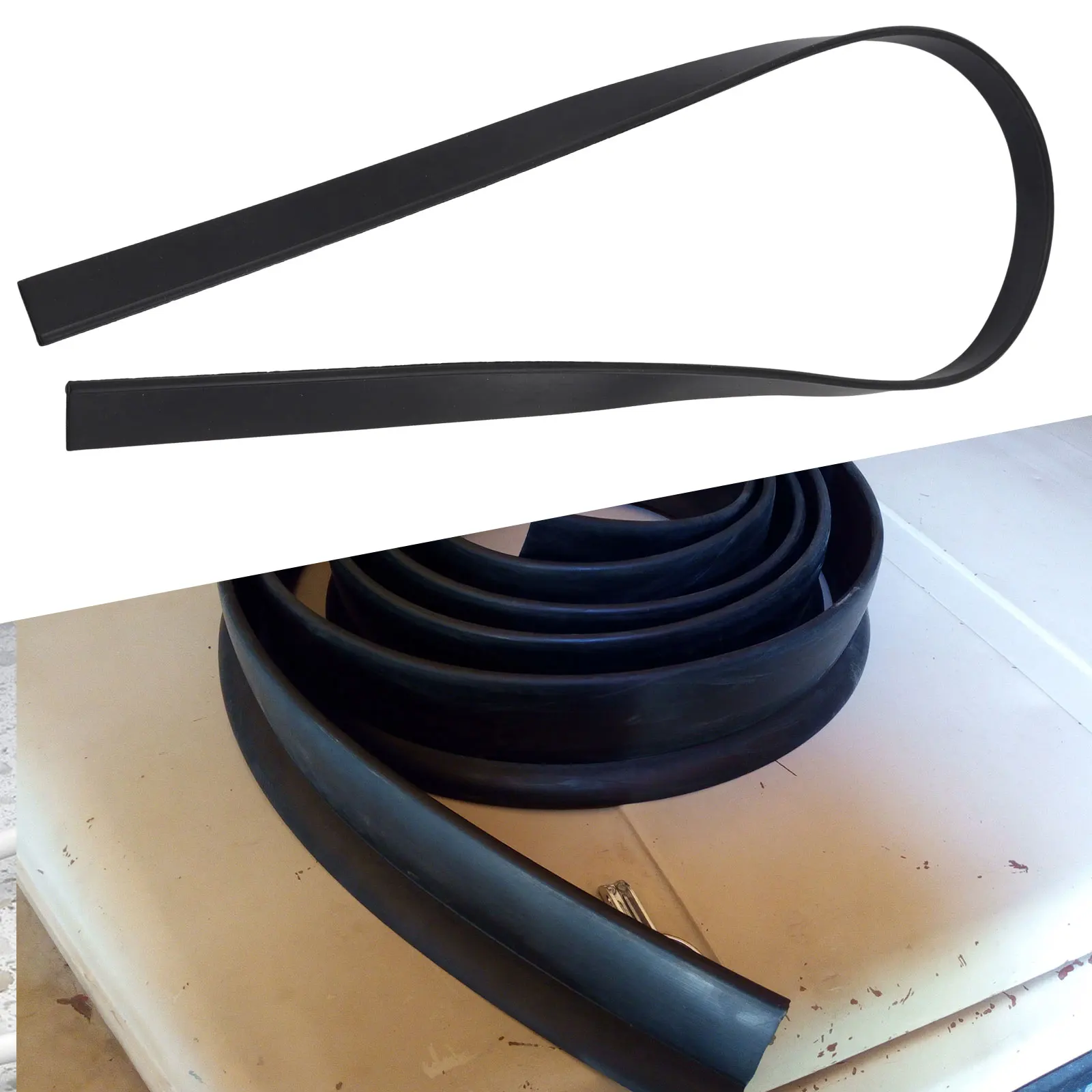 Harmless and Flexible Replacement Squeegee Rubber for Glass Cleaning Tool Quality Material for Long lasting Use