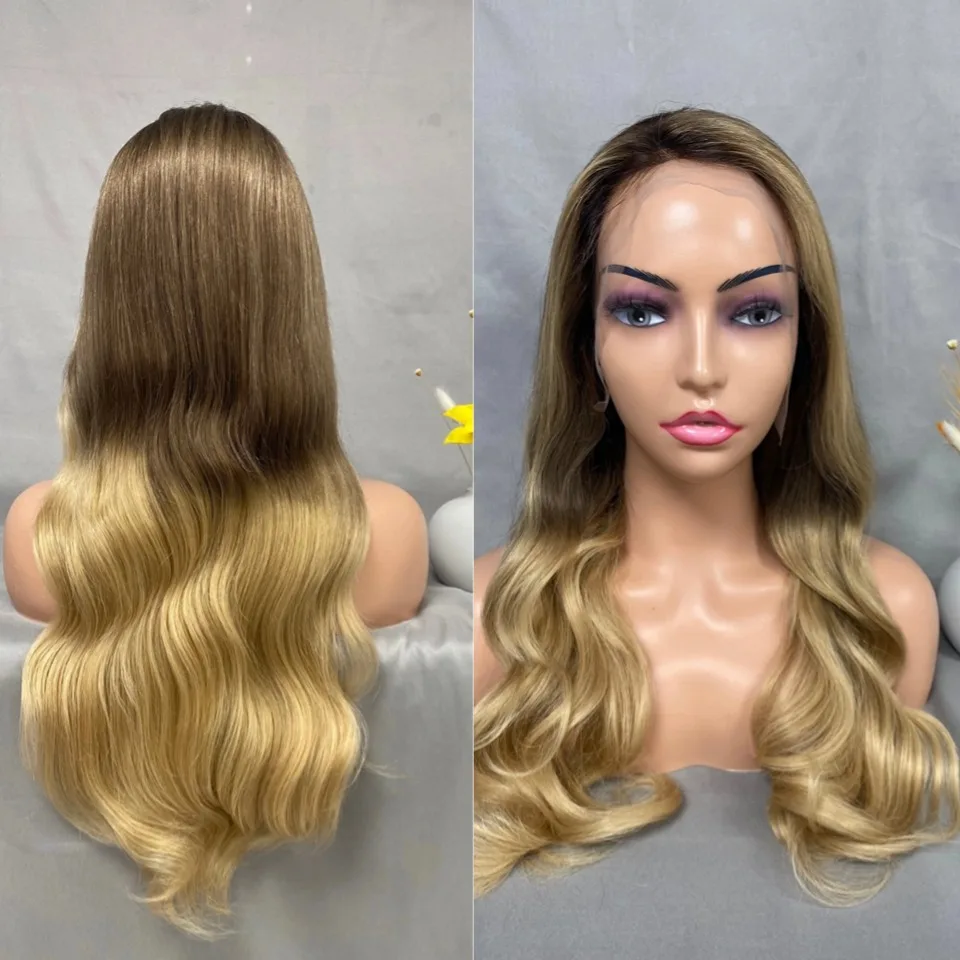 Lace Front Wig Honey Blonde Human Hair Body Wave Lace Front Wigs 13X4 Lace Front Wig Human Hair Brazilain Virgin Wigs 26 Inch