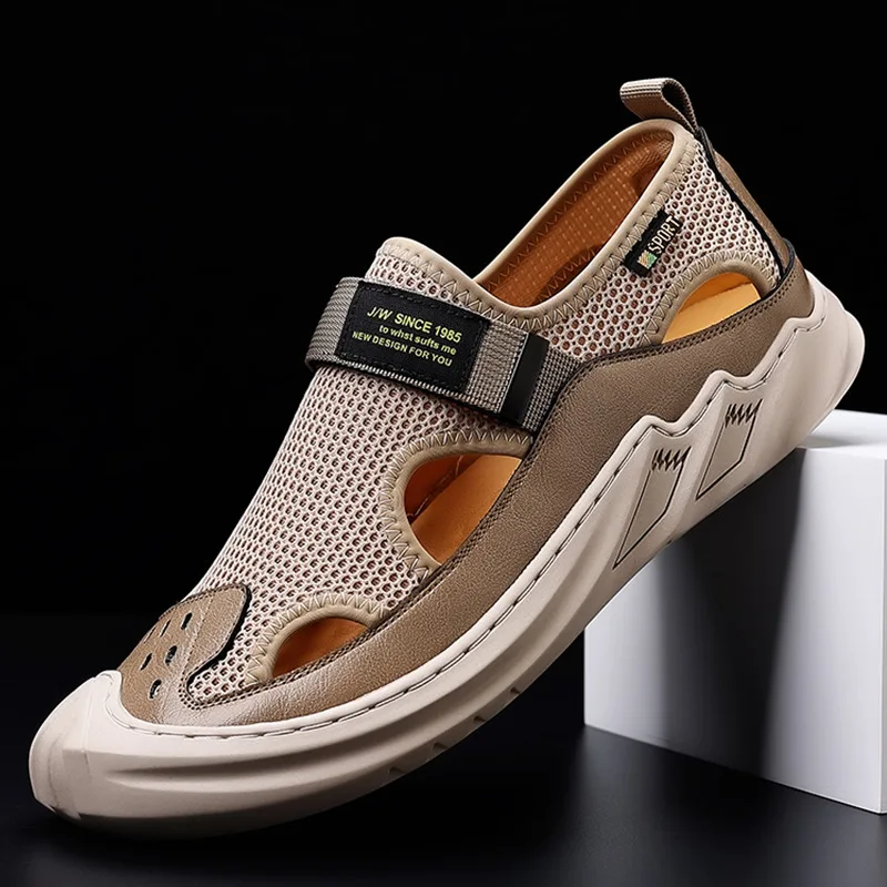 Summer Men's Sandals Fashion Outdoor Non Slip Platform Beach Slippers Breathable Casual Shoes for Men Fashion Designer Sandalias