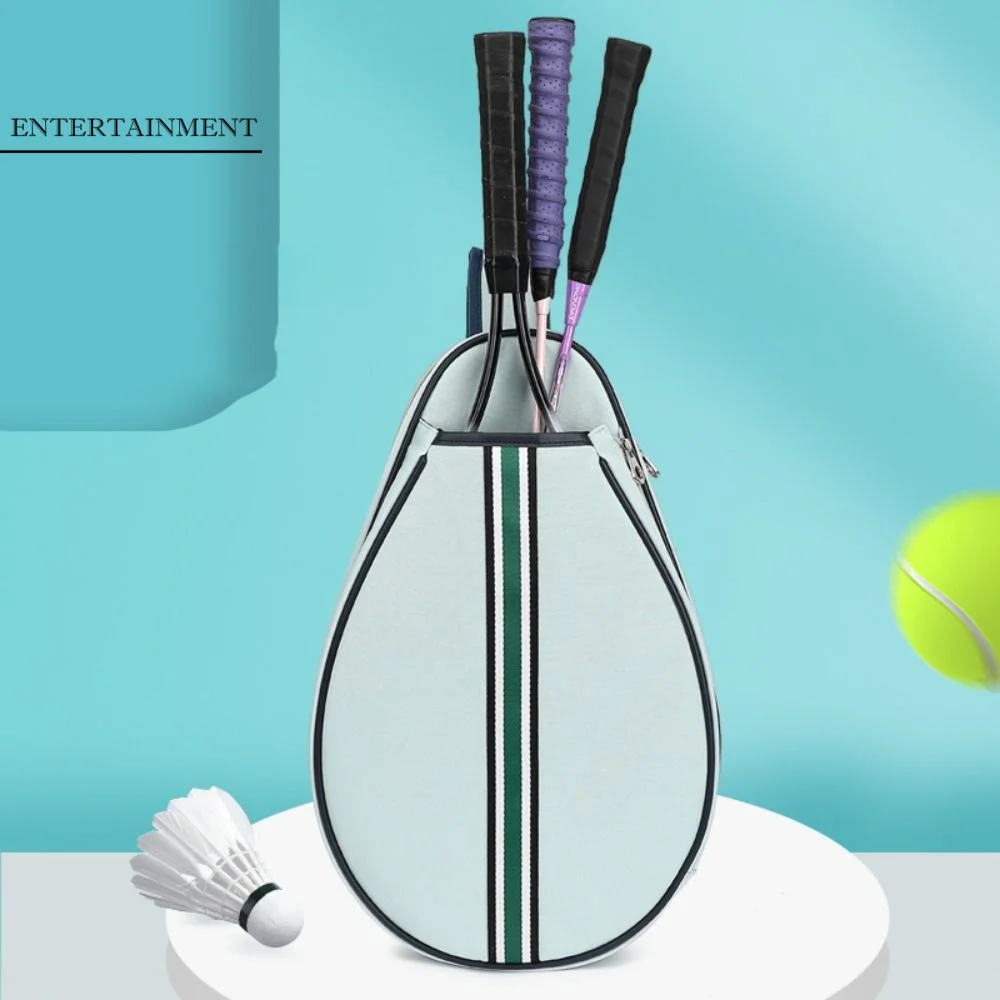 

Large Capacity Sports Racket Bag Waterproof Adjustable Strap Lightweight Sling Bag Zipper Closure Multipurpose