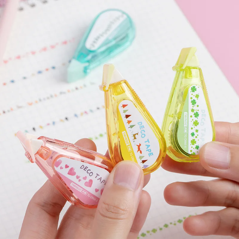 New Kawaii Animals Star Heart Type Decorative Correction Tape Scrapbooking Diary Stationery School Student Supply Kit Gift