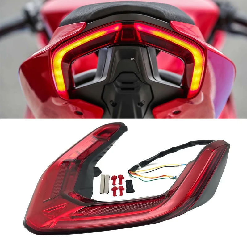 Rear Tail Light Brake Turn Signals Integrated Led Stop Light For Ducati Panigale / Streetfighter V4 V4S 2018-2023 2022