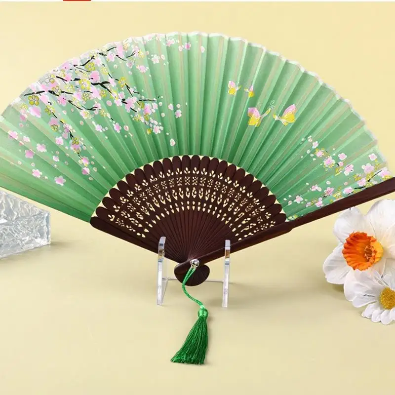 Hand Fan Display Stand Clear Acrylic Holder for Folding Fan Stable Table Bracket for Living Room Counter Showroom Display