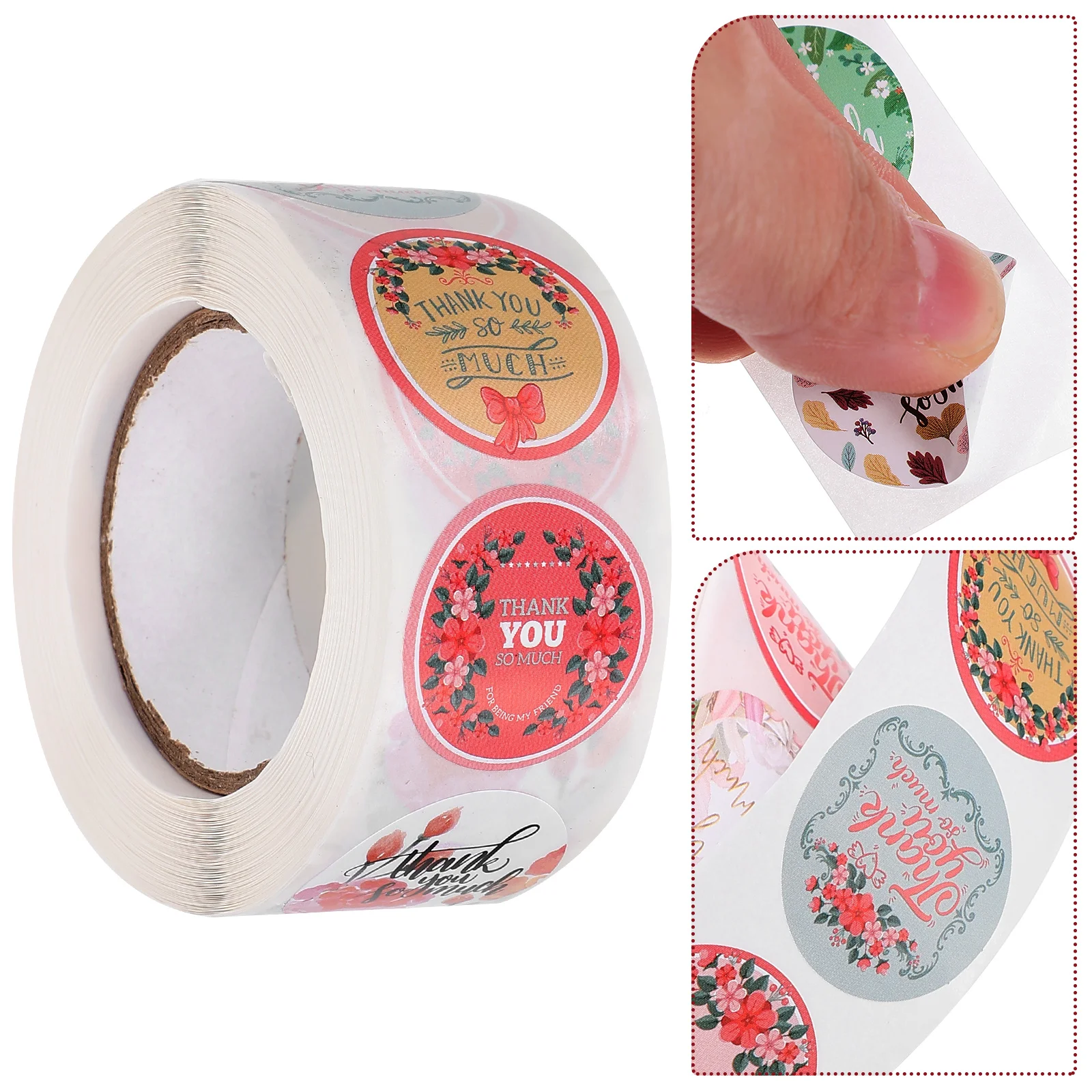 

Self-adhesive Sealing Sticker Thank You for Baking Packaging Small Stickers Business Copper Plate Supplies