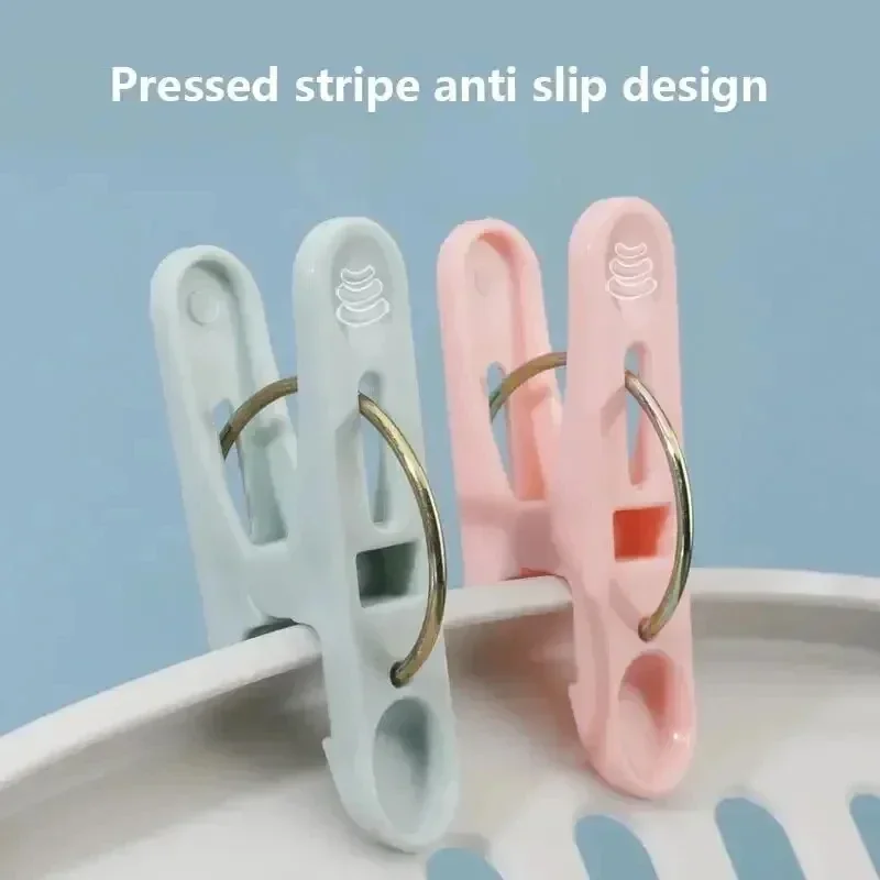30pcs Windproof Clothespins Air Drying Clothes Socks Underwear Fixed Pins For Household Small Clips Food Snack Bag Sealing Clips image 3
