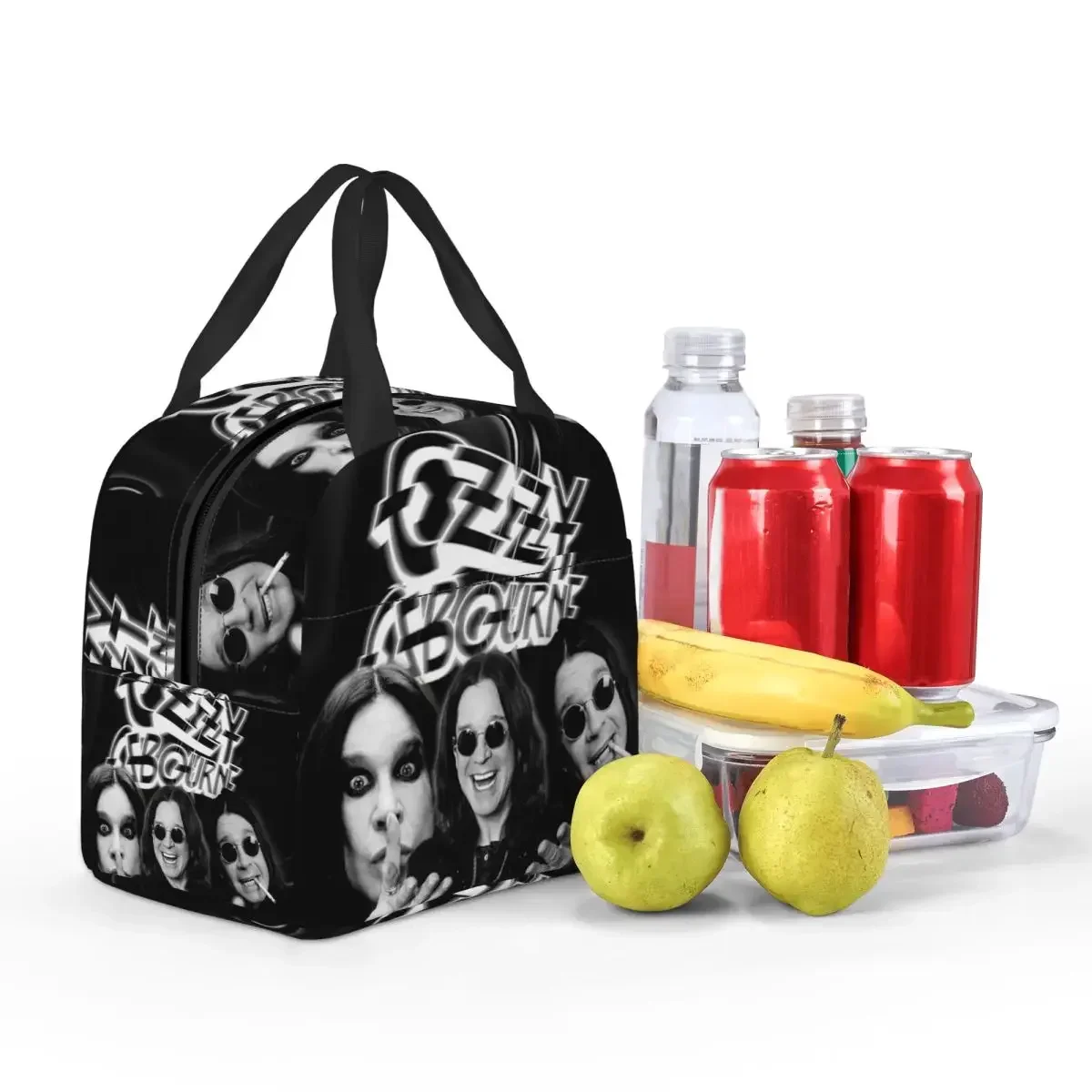 Ozzy Osbourne Insulated Lunch Bag for Women Children Leakproof Food Boxes Thermal Lunch Box Tote view 6