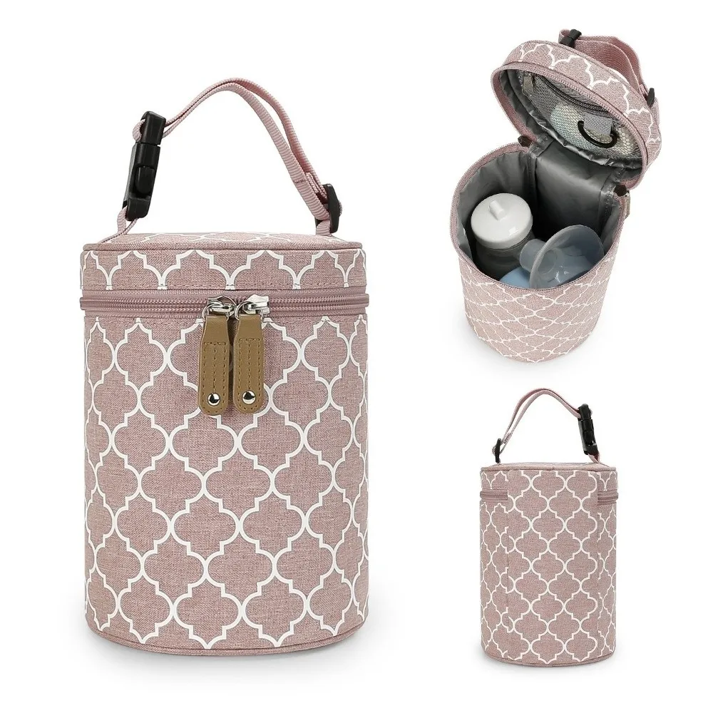 

Thermal Insulation Stroller Hanging Bag Waterproof Hanging Design Baby Bottle Bag Large Capacity Travel Carrier