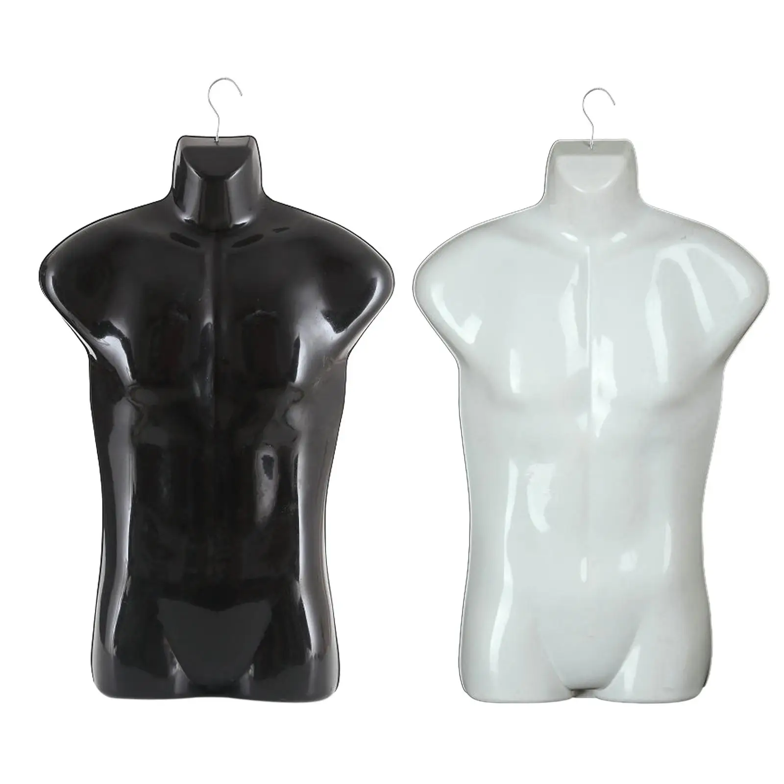 

Male Mannequin Hanger Half Body Display Stand Professional Hanging Hook for Retail Store Market Window Garment Vendors Shop