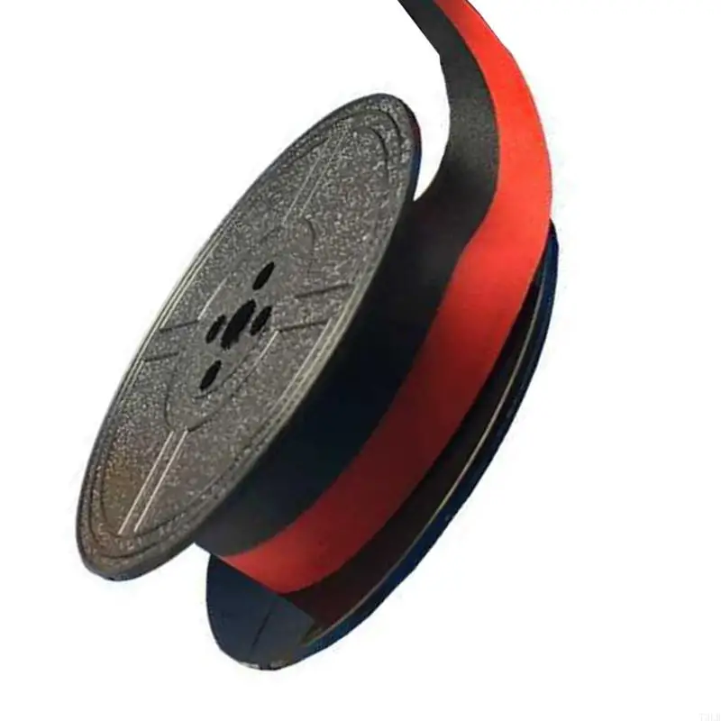 T3LB Retro Typewriter ML80 Ribbon Twin Spool for OKI ML80,81,82,83,92 Black and Red