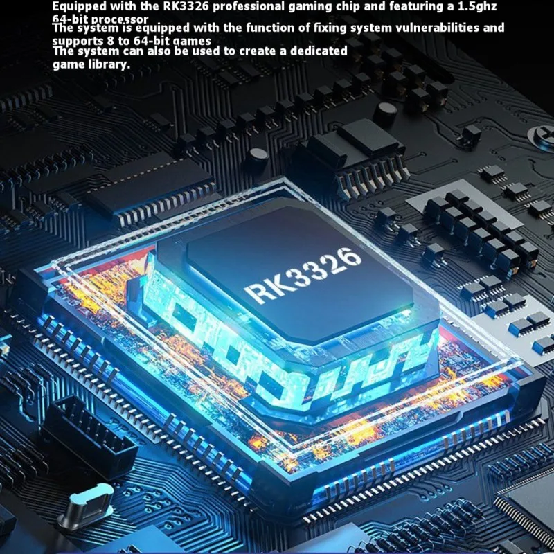 

N93RNEW! Портативная игровая консоль RF40H с открытым исходным кодом, Wi-Fi, 128 ГБ, 4,0-дюймовый IPS-экран, поддержка более 30 эмуляторов