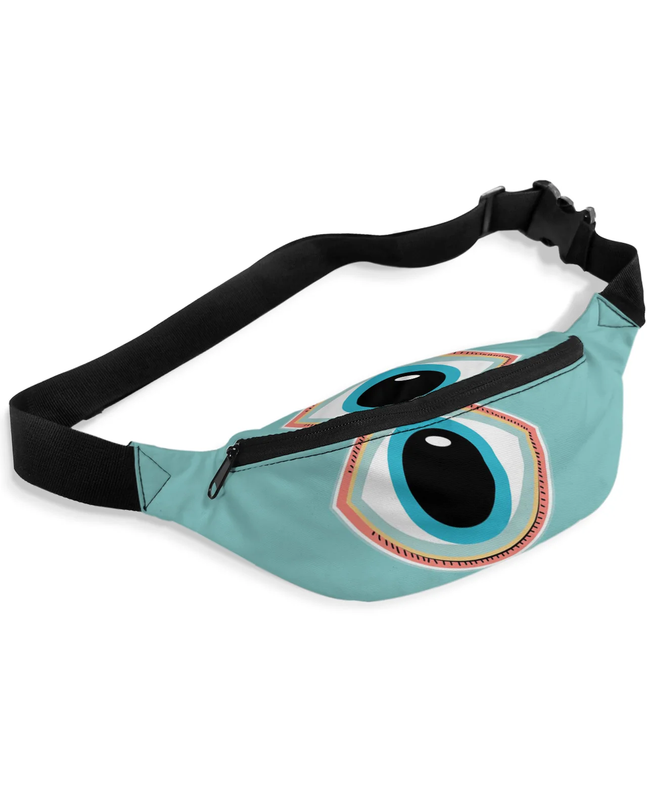 Eyes Eyeballs Eyelashes Waist Packs Shoulder Bag Unisex Messenger Bag Casual Fashion Fanny Pack for Women