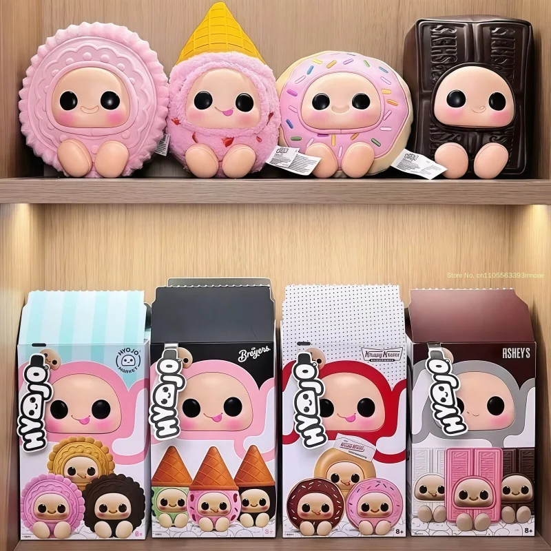 Hyojo Squishy Serie Blind Box Niedliche Dessert-Themen Stressabbau-Spielzeug Vinyl-Gesichtspuppe Desktop-Dekoration Ornament Geschenk Mädchengeschenk