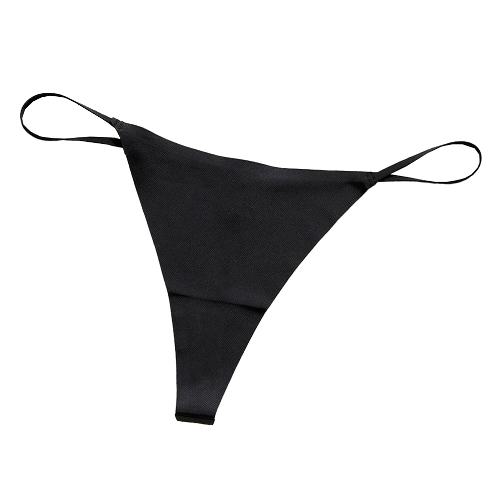 1pc Women's Sexy Panties Seamless Buckle T-shaped Thongs Underwear Low Waist Briefs Female G-strings Underpants