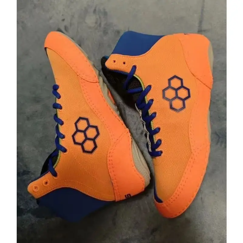 

Classic Brand Comfortable Anti Slip Wrestling Shoe Competition Sport Fighting Shoe Top Quality Wearable Boxing Fighting Boots