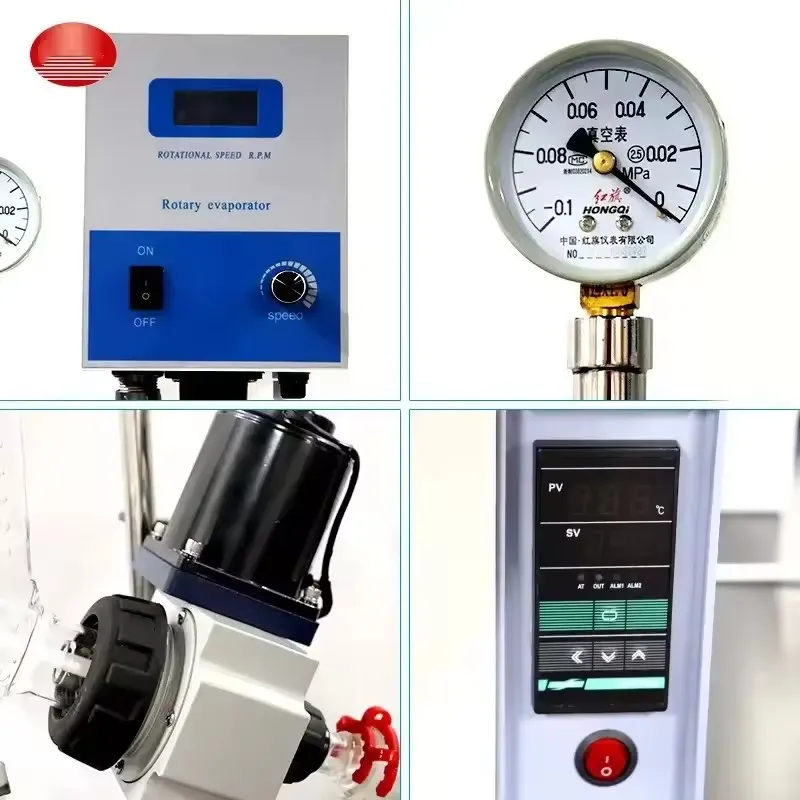 معدات المختبرات المقطر الكيميائي لسطح المكتب D 2L RE-201D المبخر الدوار للمختبر