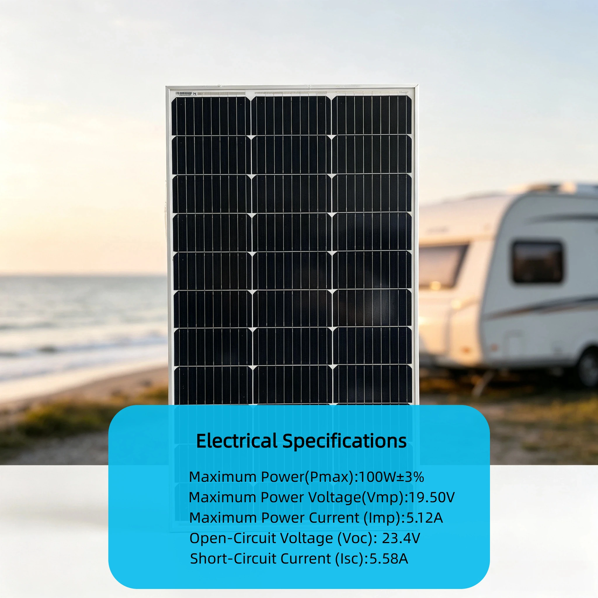 100 W 200 W 300 W 400 W Solar Panel 18 V Starre Glas Photovoltaik Panel Monocrystaillne Solarzelle für 12 V/24 V Batterie Ladegerät – Detail 4