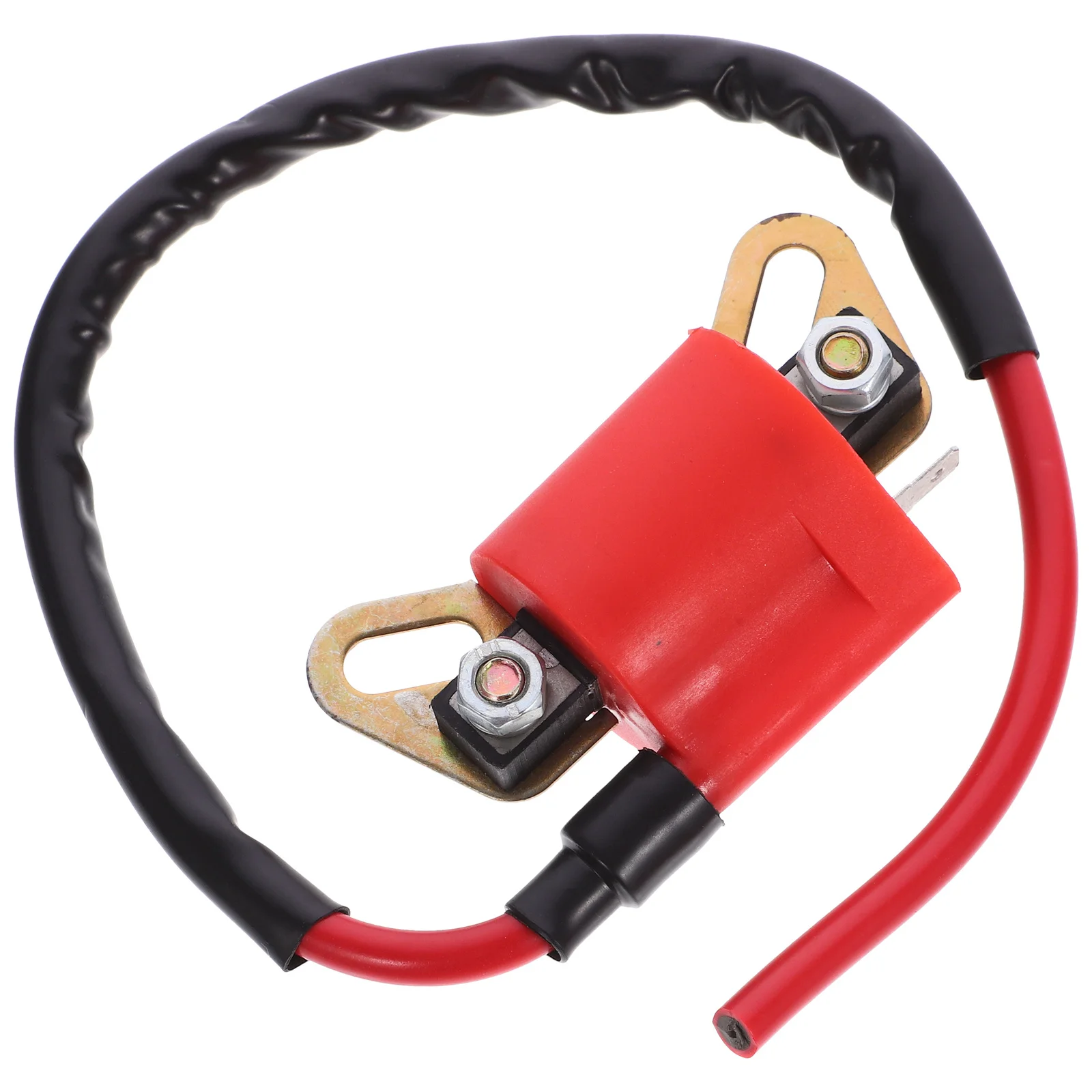 

Motorcycle Ignition Coil Replacement High Voltage Engine Ignition Coil Module Modified Motorcycle Parts Durable Plastic PVC