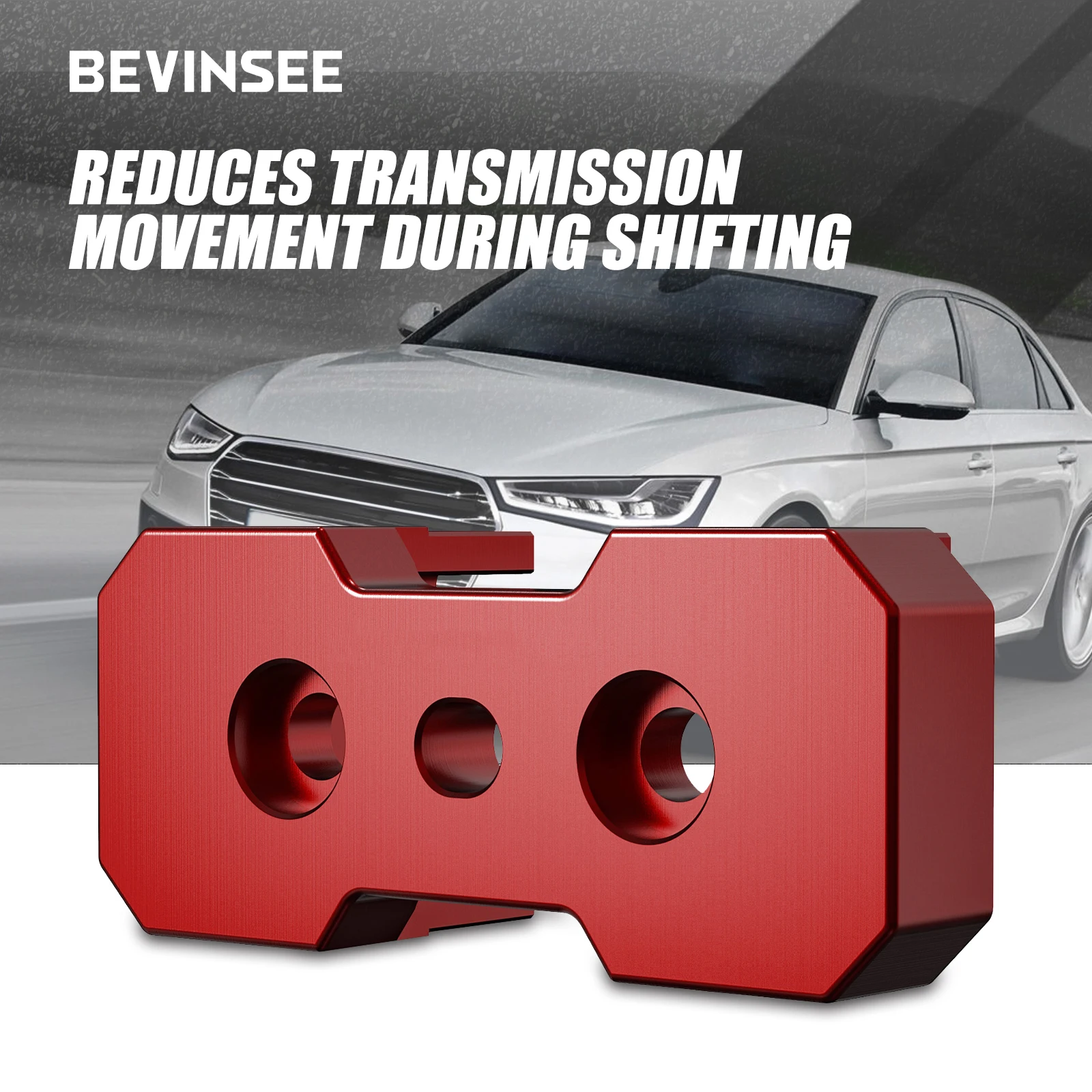 BEVINSEE Aluminum Transmission Mount Insert Car Replacement Parts for Audi S4 S5 Q5 SQ5 RS4 RS5 A4 A5 Allroad B8/B8.5