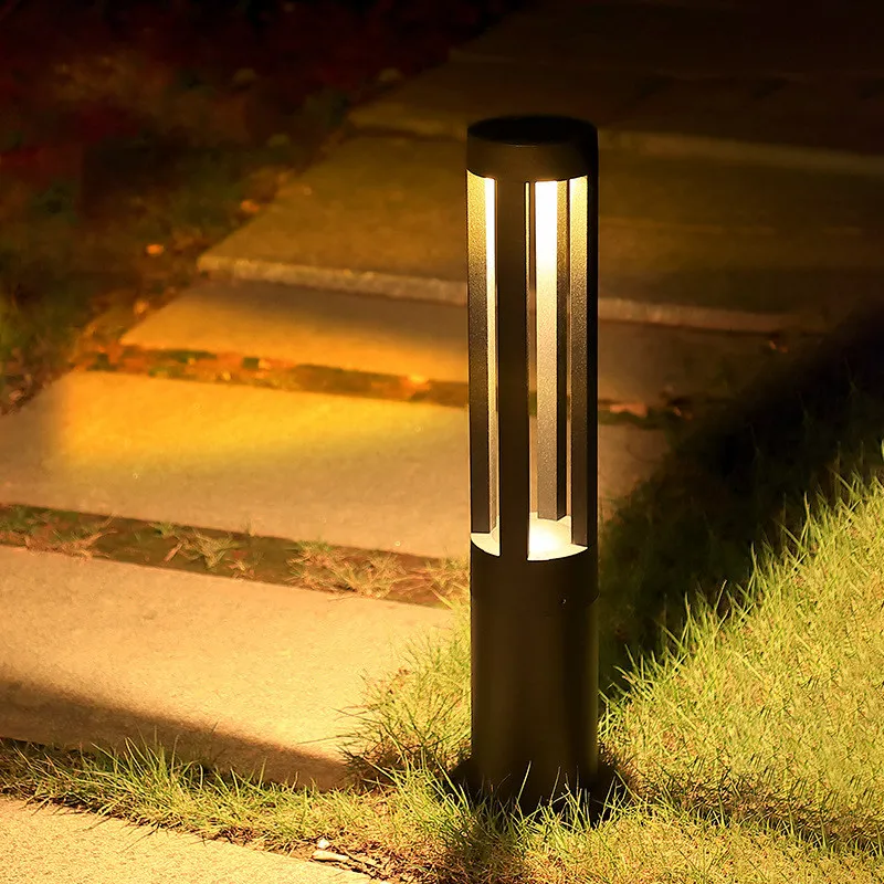 Outdoor lawn light led waterproof modern simple courtyard landscape street light garden villa garden round grass light