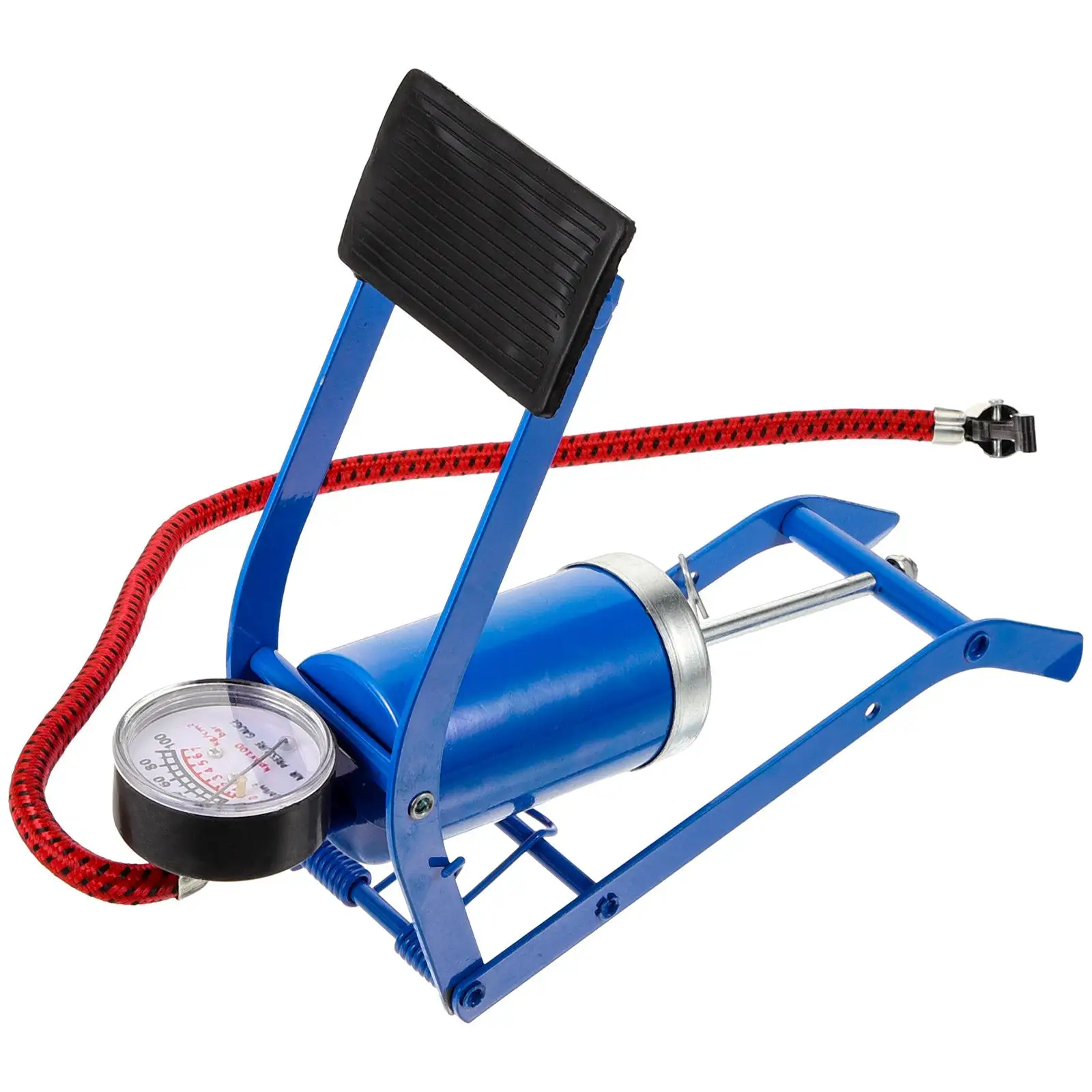 

Mini Bike Pump High-pressure Compact Lightweight Metal Material Practical Durable Multi-purpose Inflate Floor Pump Bike Tire