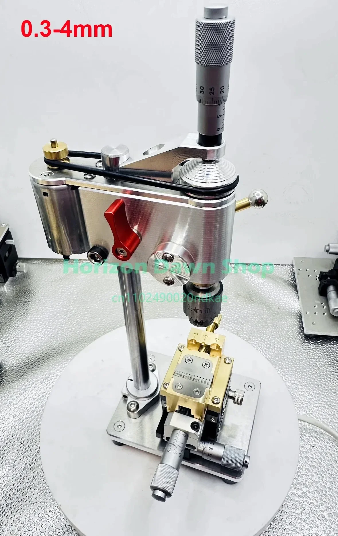 AC 100-240V Micro Bench Drill Mini Drilling Machine With Speed Adjustable Power Adapter Precision Watch Repair Tool