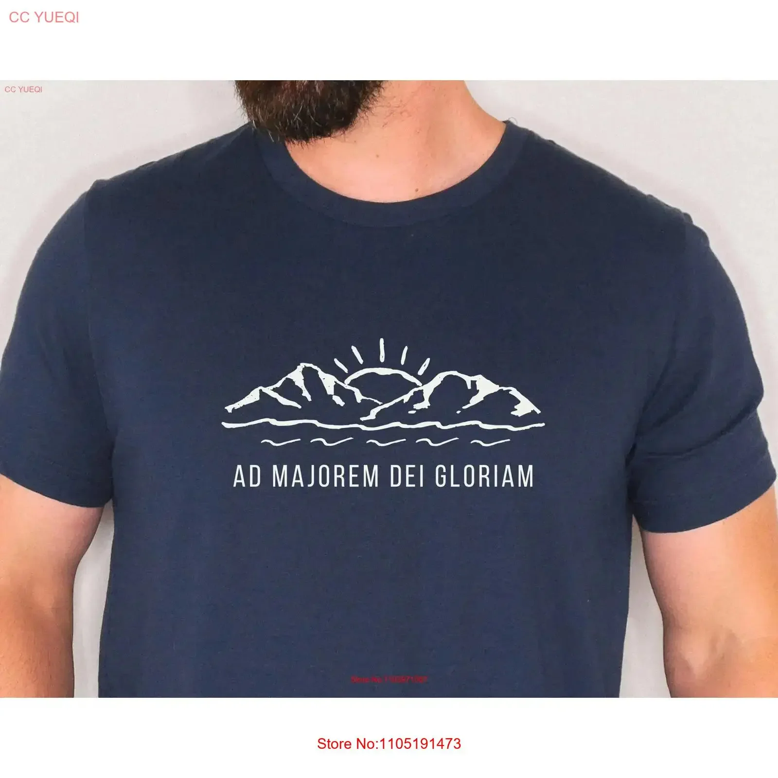 

Католическая мужская футболка AMDG Ad Majorem Dei Gloriam Minimal Dad, футболка, винтажная стираная дышащая графика, растянутая одежда